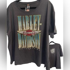 NWT Women’s Plus Size Harley Davidson Blinged T Shirt 3X